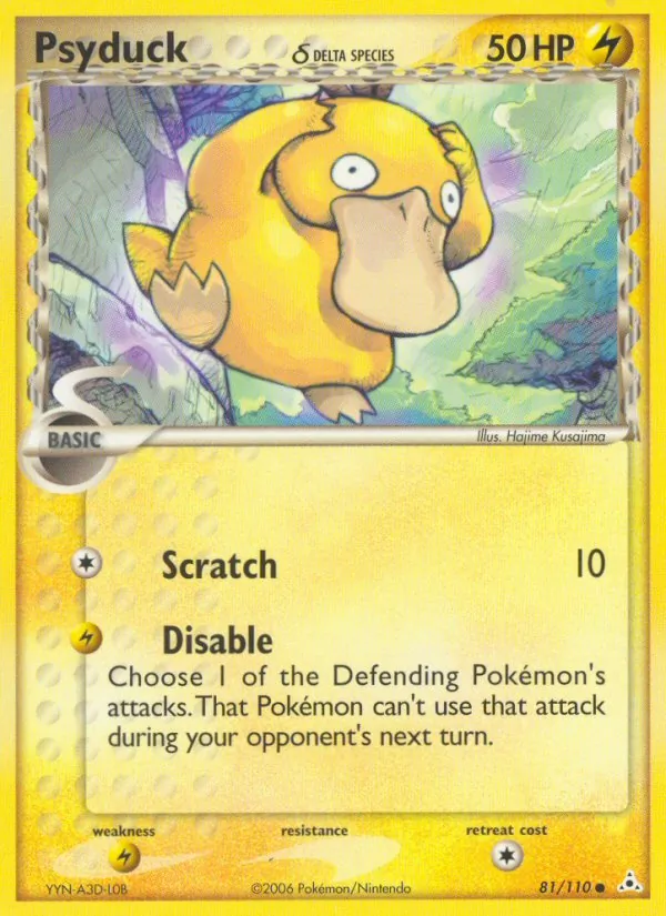 Psyduck δ #81 – Holon Phantoms card