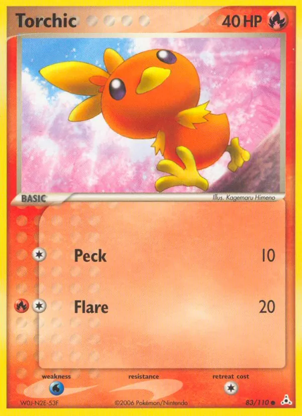 Torchic #83 – Holon Phantoms card