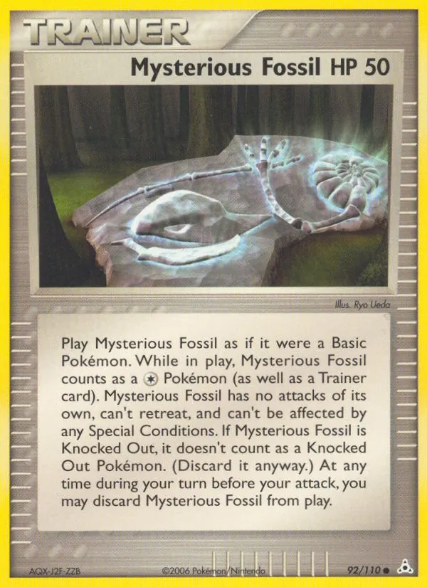 Mysterious Fossil #92 – Holon Phantoms card