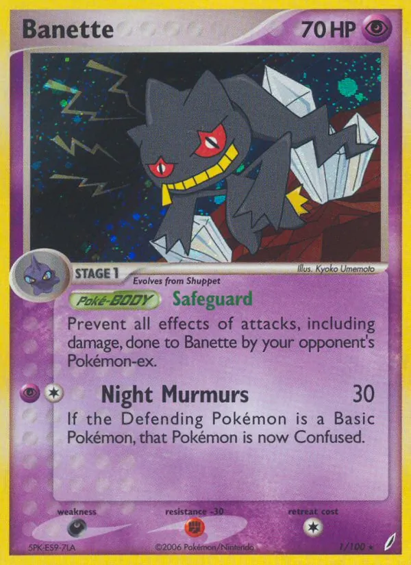 Banette #1 – Crystal Guardians card