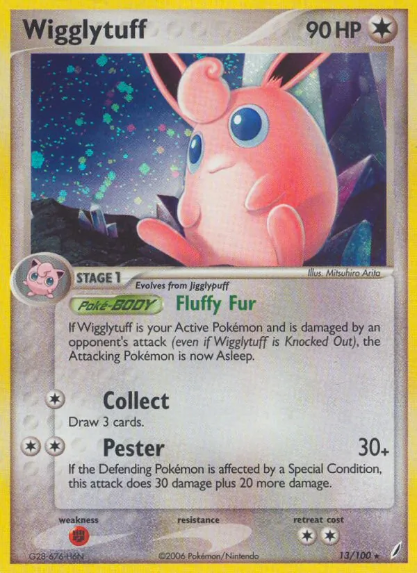 Wigglytuff #13 – Crystal Guardians card