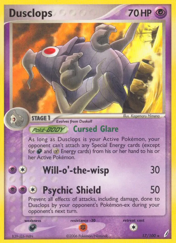 Dusclops #17 – Crystal Guardians card