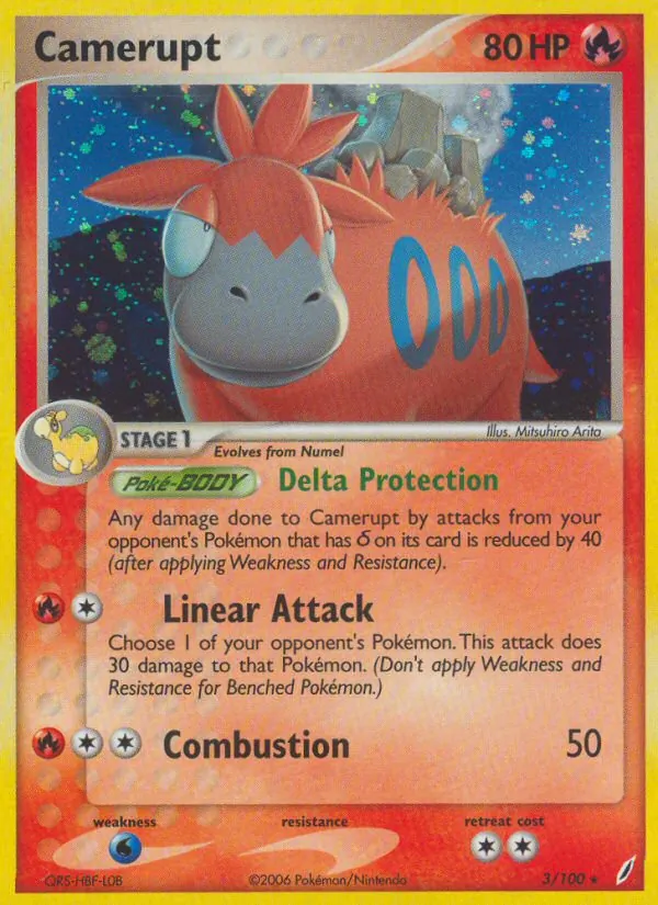 Camerupt #3 – Crystal Guardians card