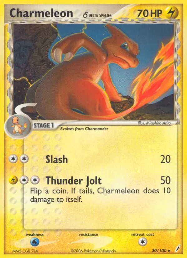 Charmeleon δ #30 – Crystal Guardians card