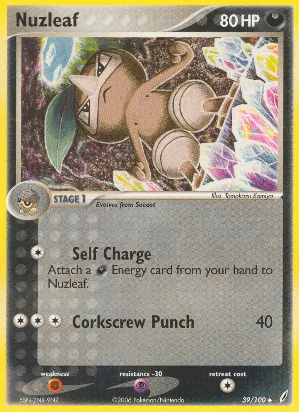 Nuzleaf #39 – Crystal Guardians card