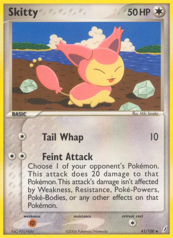 Skitty #41 – Crystal Guardians card