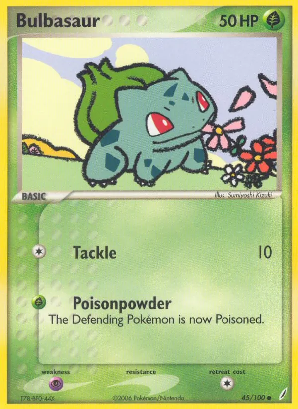 Bulbasaur #45 – Crystal Guardians card