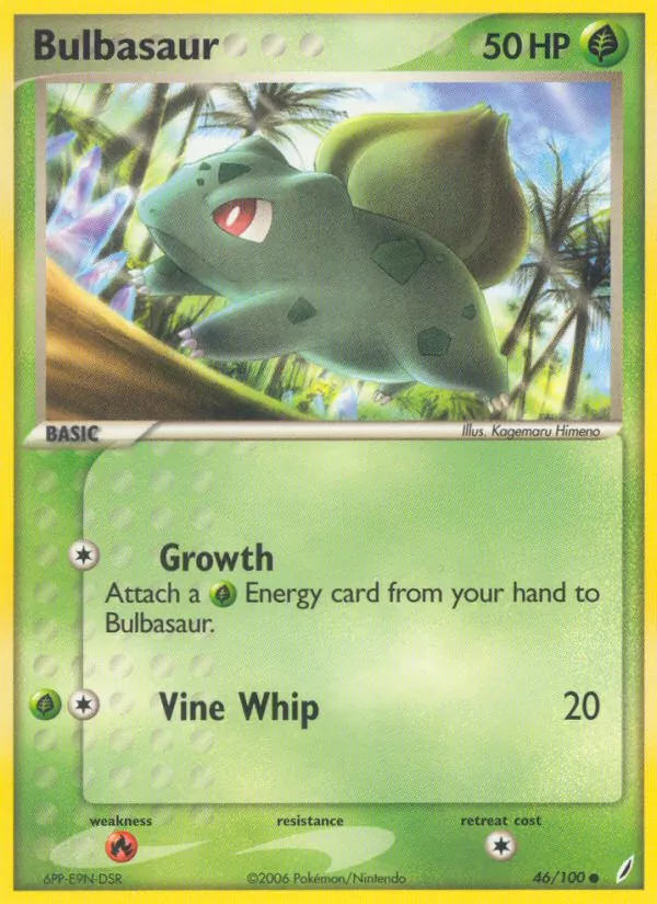 Bulbasaur #46 – Crystal Guardians card