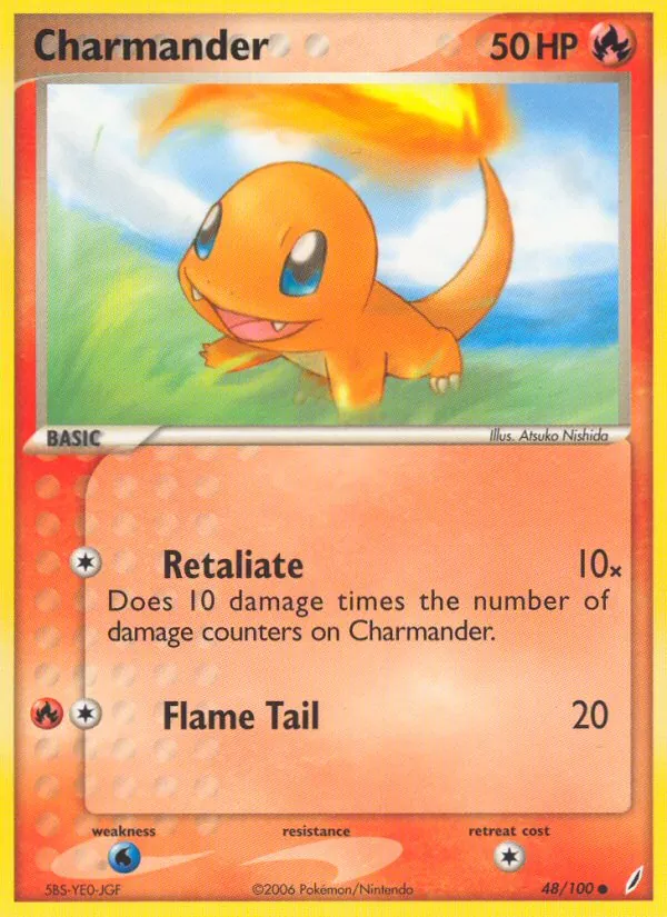 Charmander #48 – Crystal Guardians card