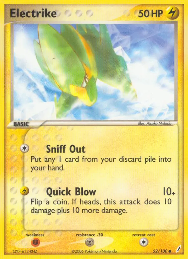 Electrike #52 – Crystal Guardians card