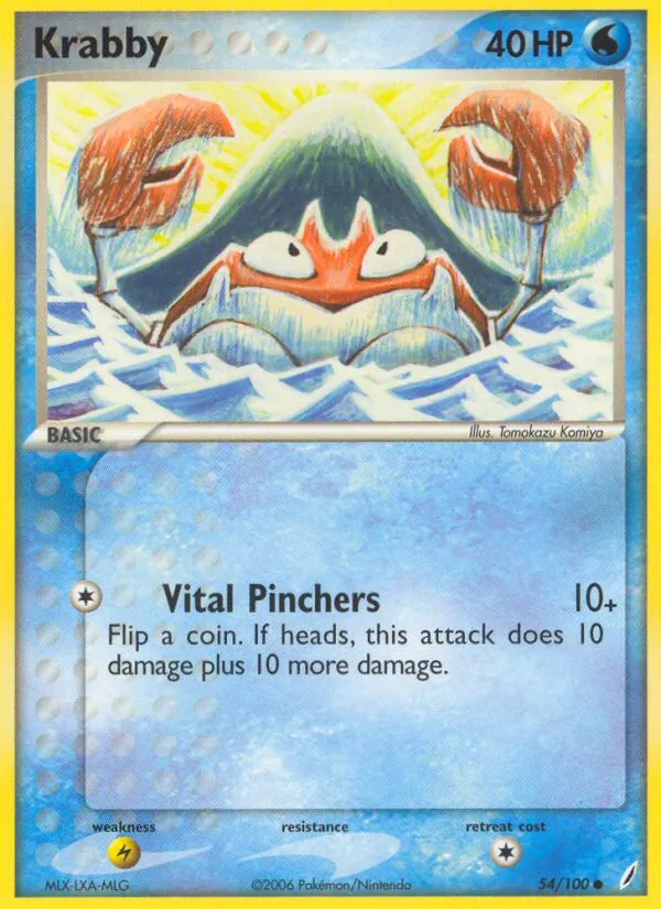 Krabby #54 – Crystal Guardians card