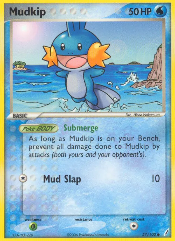 Mudkip #57 – Crystal Guardians card