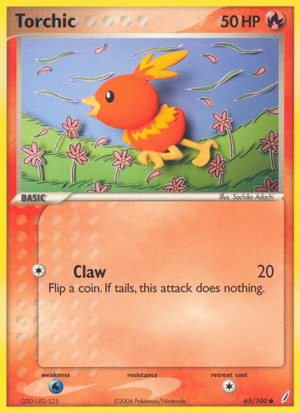 Torchic #65 – Crystal Guardians card