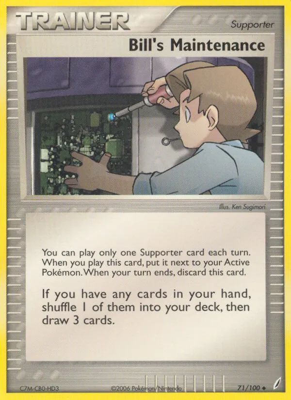 Bill's Maintenance #71 – Crystal Guardians card