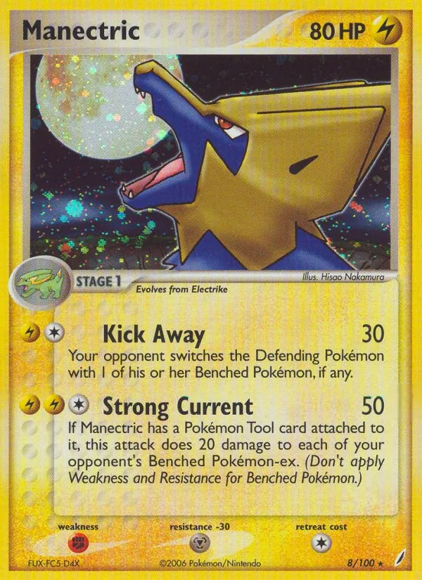 Manectric #8 – Crystal Guardians card