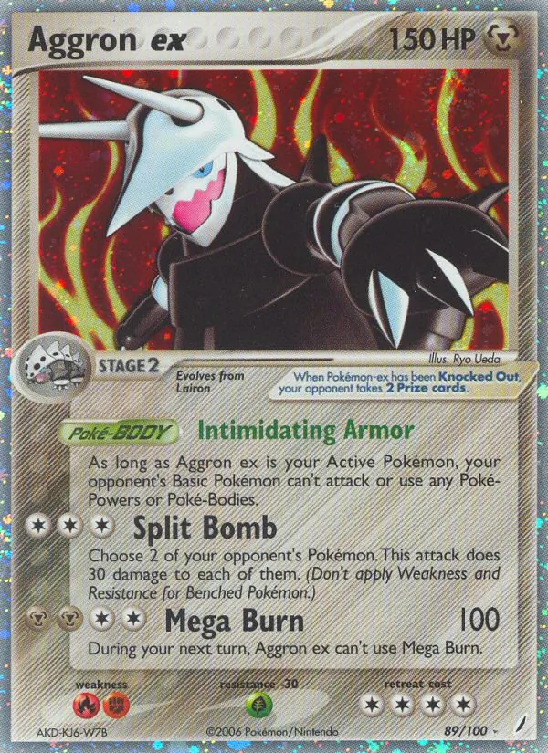 Aggron ex #89 – Crystal Guardians card
