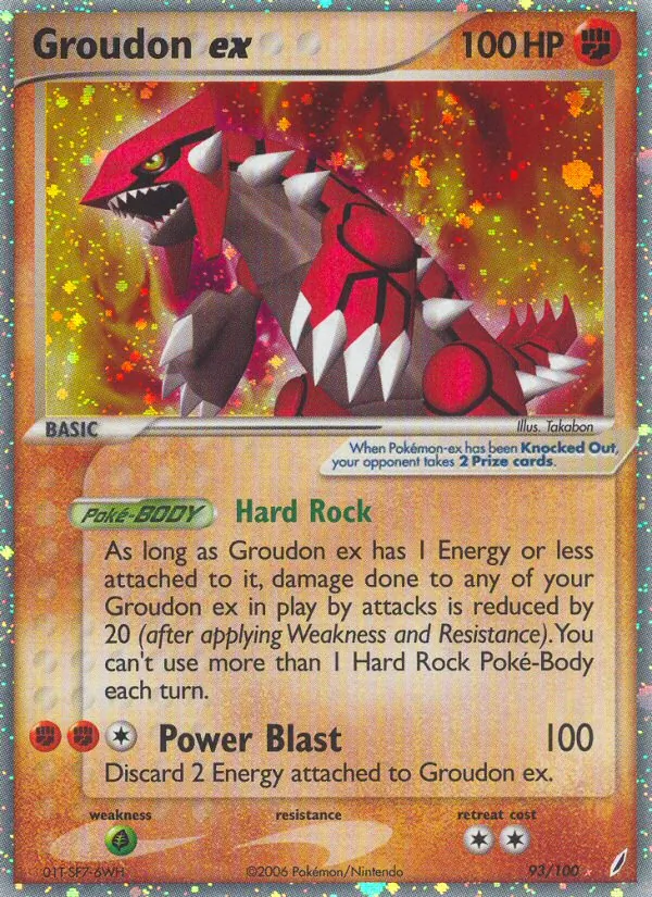 Groudon ex #93 – Crystal Guardians card