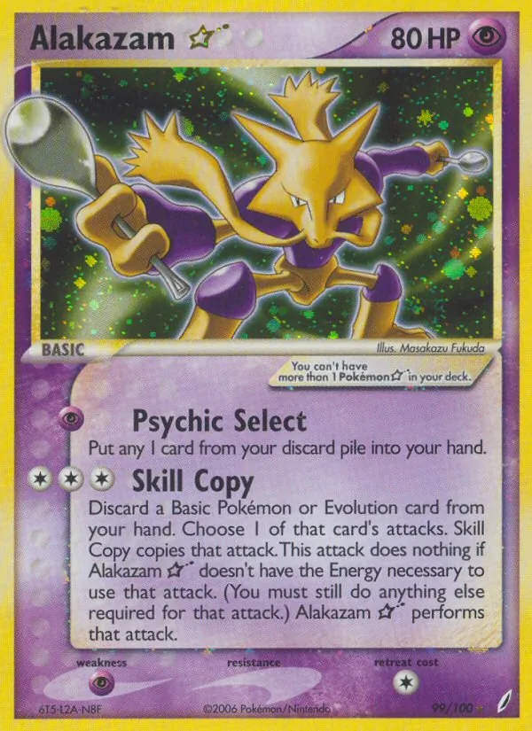 Alakazam ☆ #99 – Crystal Guardians card