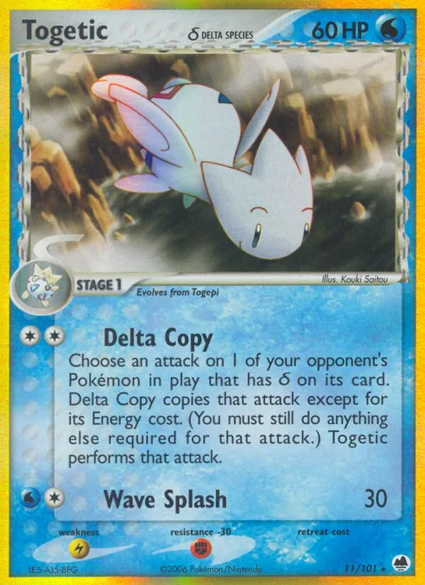 Togetic δ #11 – Dragon Frontiers card
