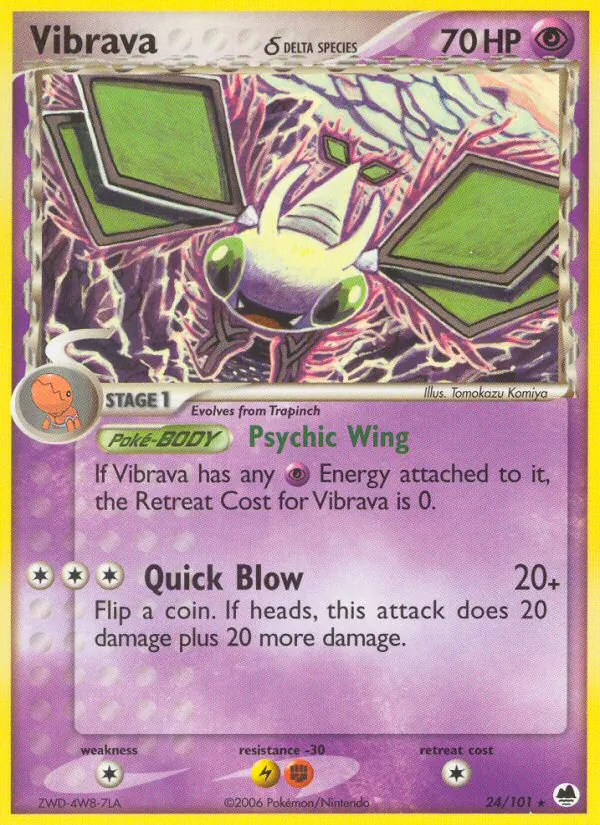 Vibrava δ #24 – Dragon Frontiers card