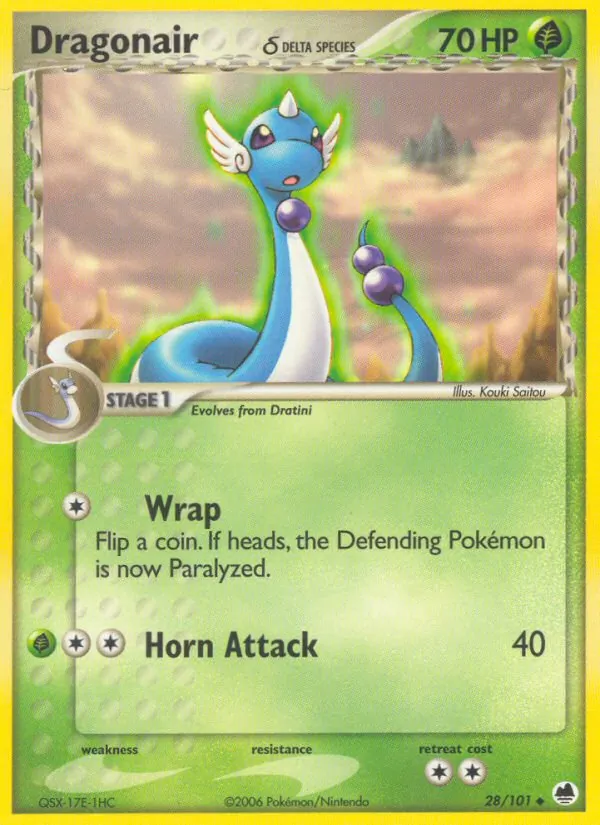 Dragonair δ #28 – Dragon Frontiers card