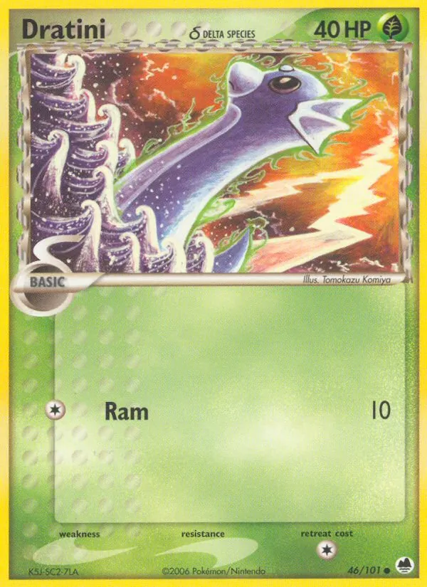 Dratini δ #46 – Dragon Frontiers card