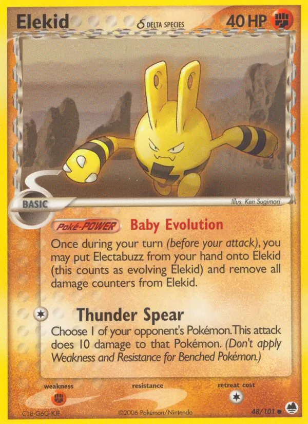 Elekid δ #48 – Dragon Frontiers card