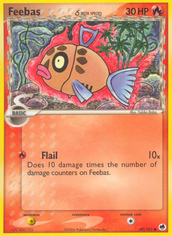 Feebas δ #49 – Dragon Frontiers card
