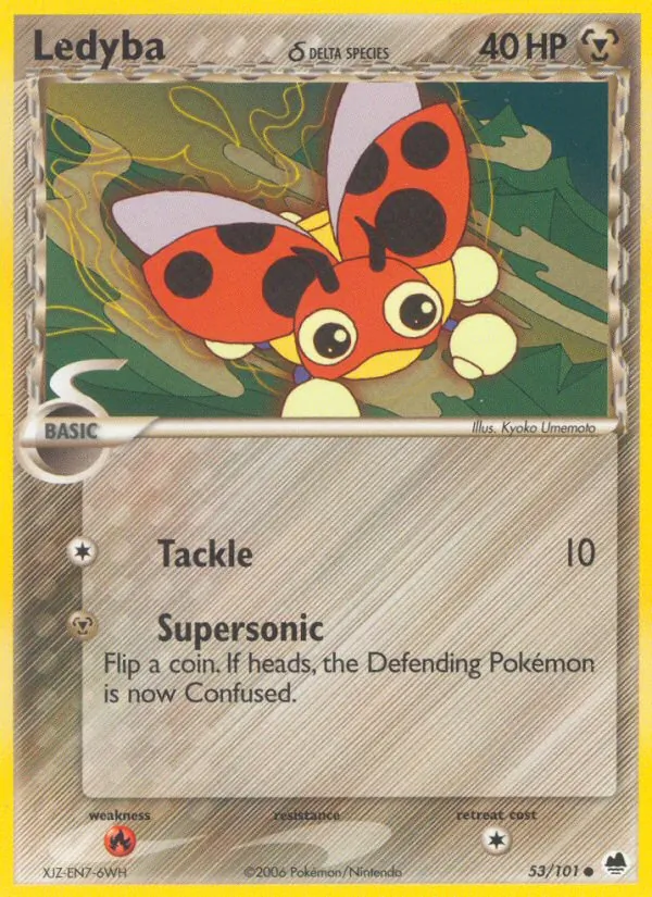 Ledyba δ #53 – Dragon Frontiers card