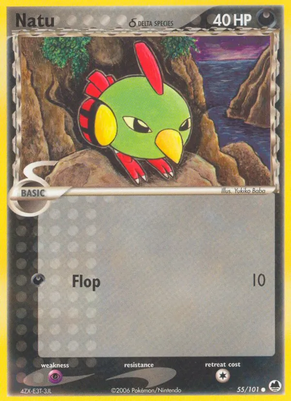Natu δ #55 – Dragon Frontiers card