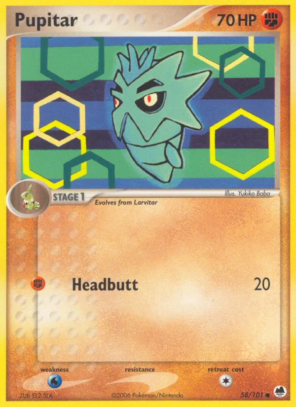 Pupitar #58 – Dragon Frontiers card