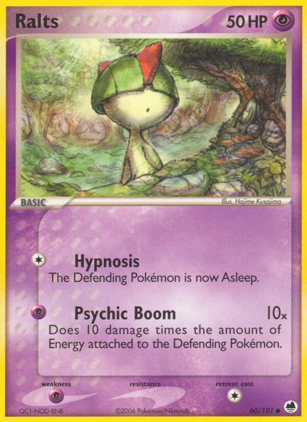 Ralts #60 – Dragon Frontiers card