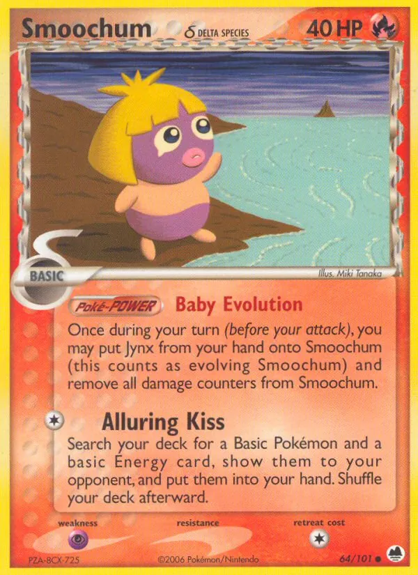 Smoochum δ #64 – Dragon Frontiers card