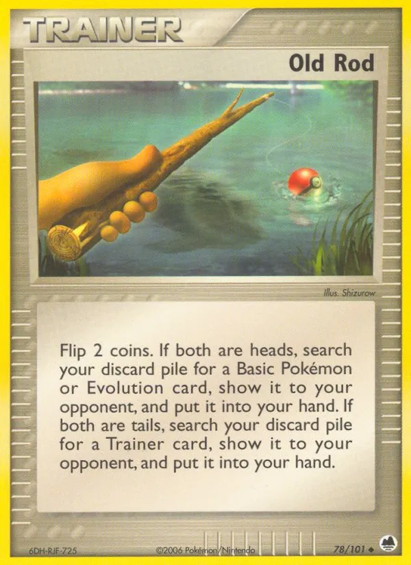 Old Rod #78 – Dragon Frontiers card