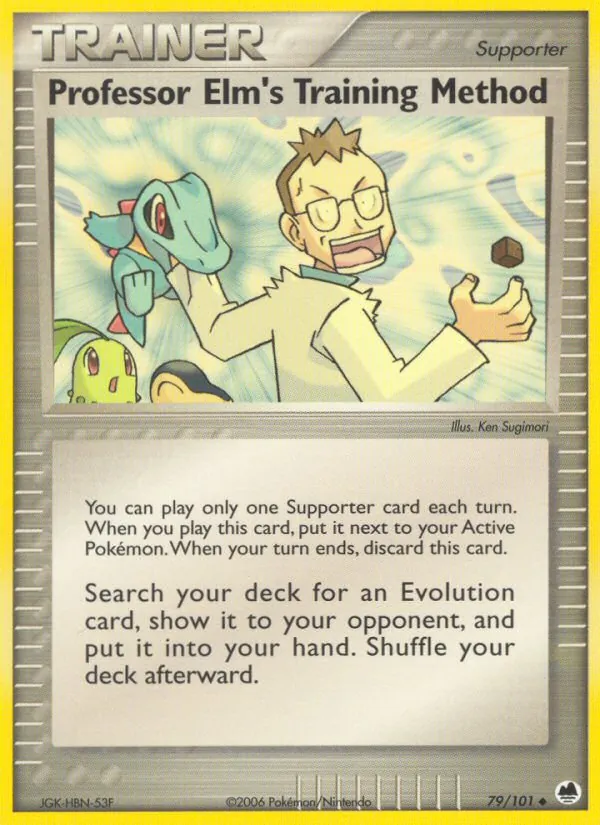 Professor Elm's Training Method #79 – Dragon Frontiers card
