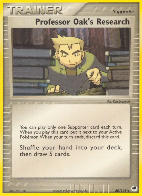 Professor Oak's Research #80 – Dragon Frontiers card