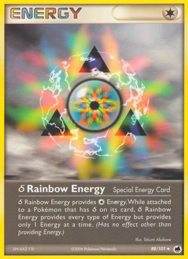 δ Rainbow Energy #88 – Dragon Frontiers card
