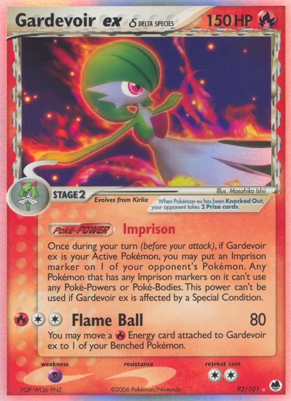 Gardevoir ex δ #93 – Dragon Frontiers card