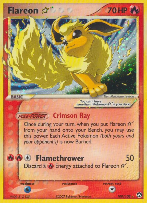 Flareon ☆ #100 – Power Keepers card