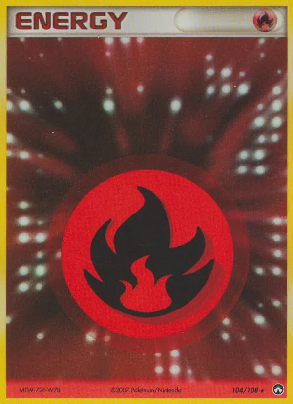 Fire Energy #104 – Power Keepers card