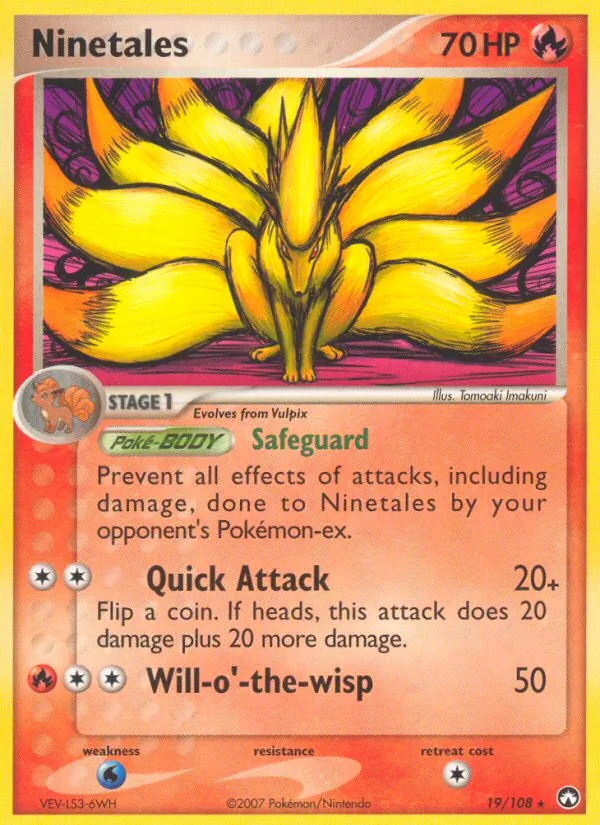 Ninetales #19 – Power Keepers card