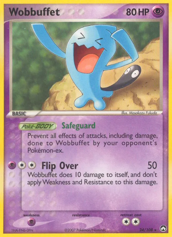 Wobbuffet #24 – Power Keepers card