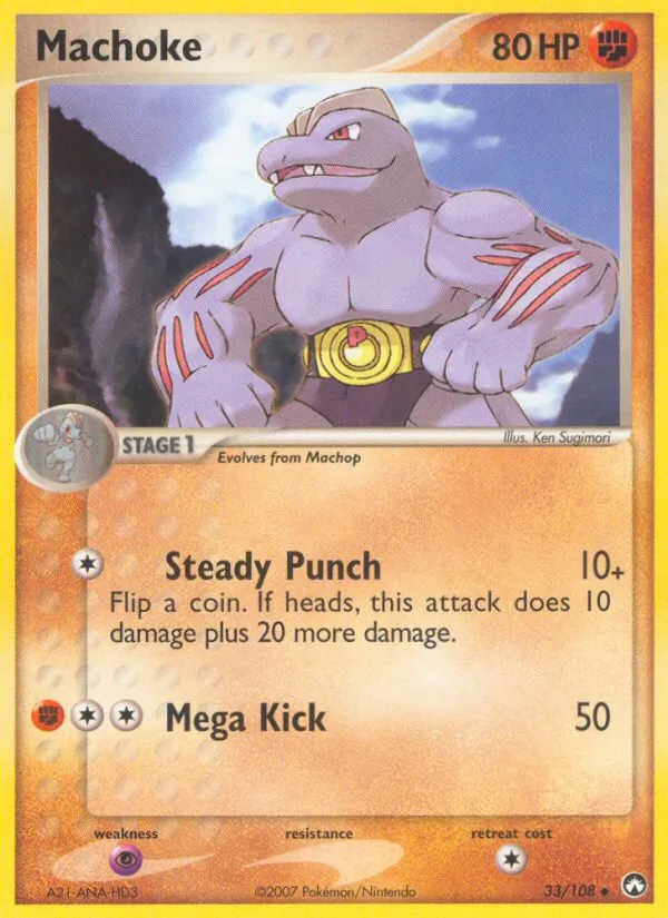 Machoke #33 – Power Keepers card