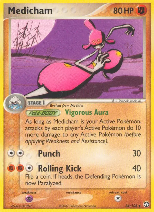 Medicham #34 – Power Keepers card