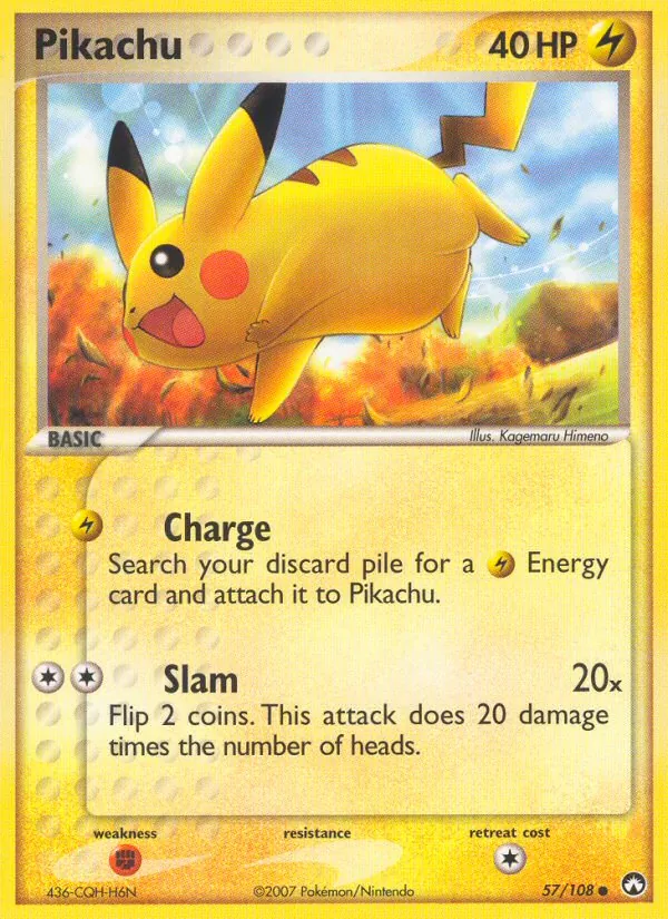 Pikachu #57 – Power Keepers card