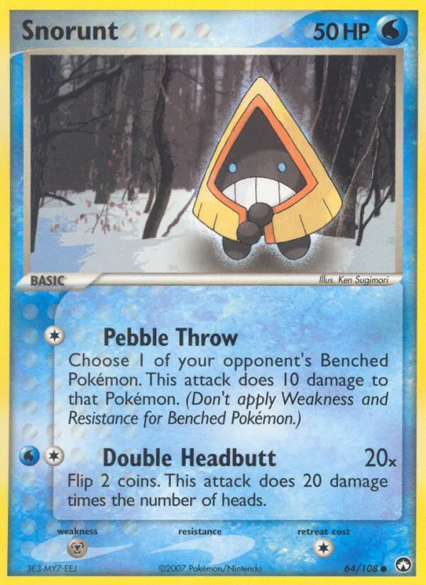 Snorunt #64 – Power Keepers card