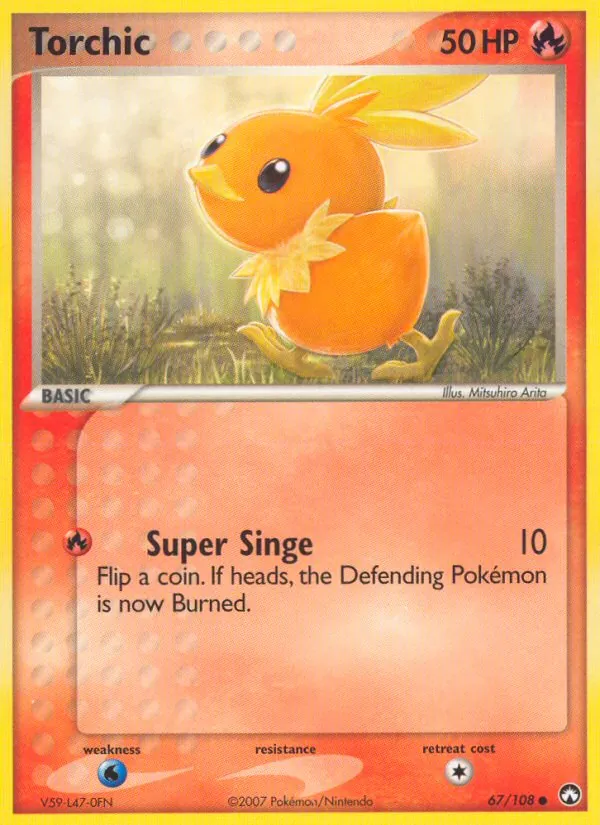 Torchic #67 – Power Keepers card