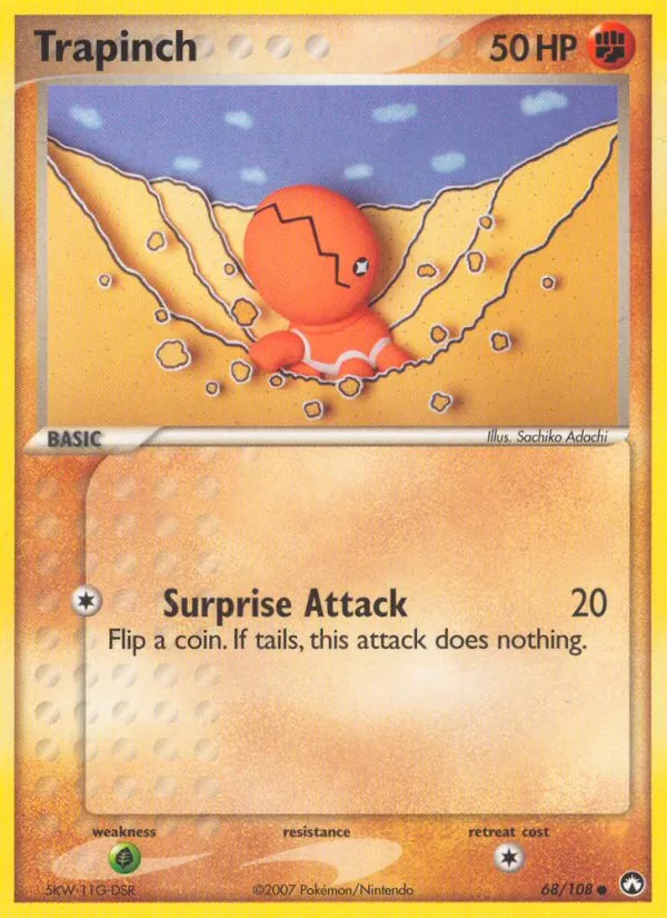 Trapinch #68 – Power Keepers card