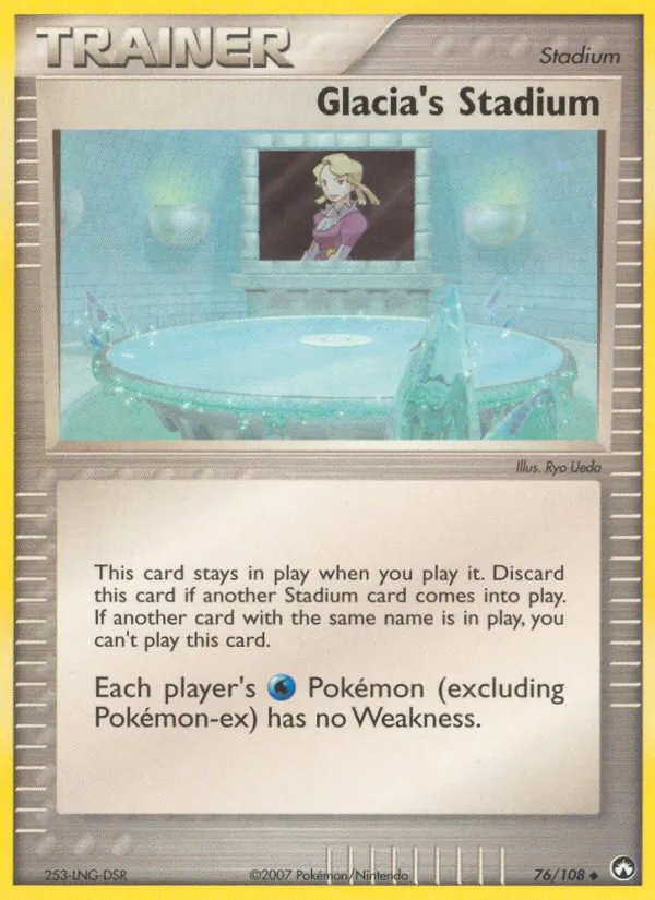 Glacia's Stadium #76 – Power Keepers card