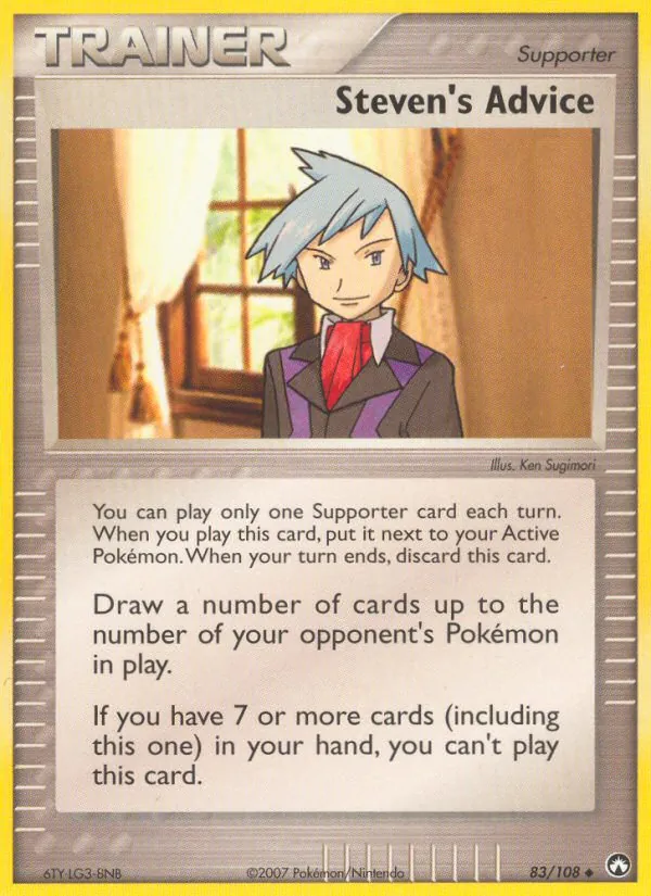 Steven's Advice #83 – Power Keepers card